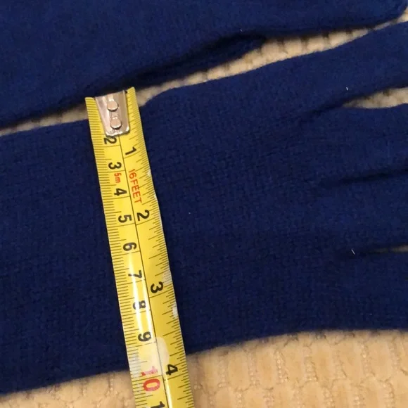 💙 Women’s cashmere ultrasoft mid-length knit gloves - Picture 5 of 7